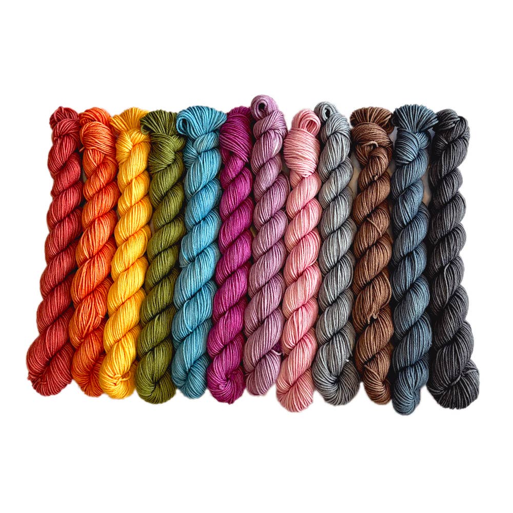 Hand Dyed Yarn - Solid Colors - Back to Basics